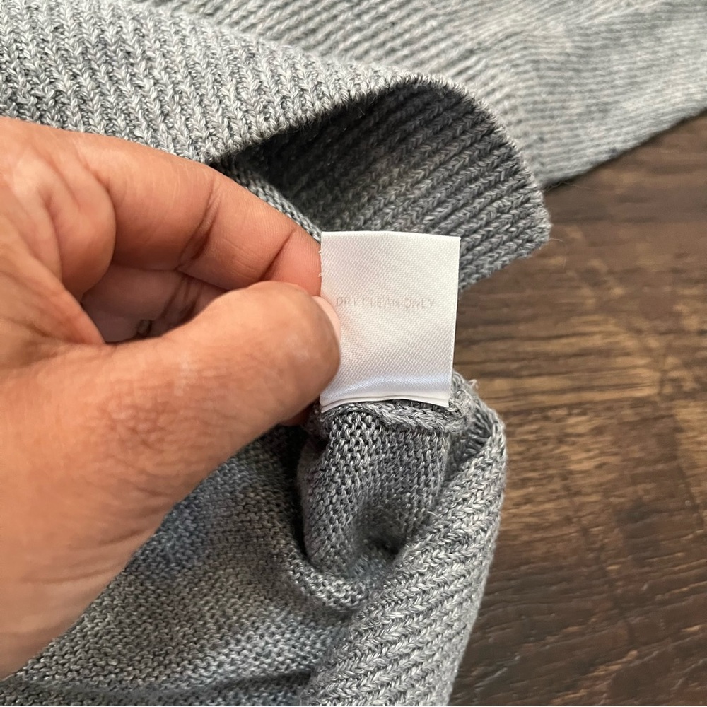 Todd Snyder 100% linen two tone blue strip gray crewneck sweater 2XL *Read - Picture 10 of 16